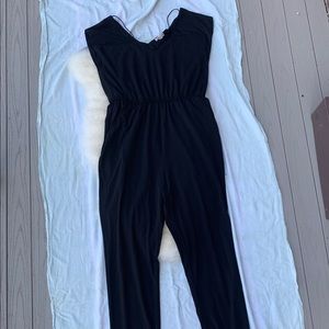 Black dress jumpsuit